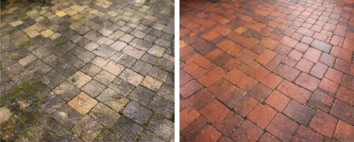 Patio Cleaning Transformation